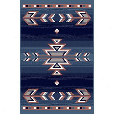 Home Dynamix Premium 8 X 11 Country Blue 7053 Area Rugs