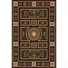 Home Dynamix Regency 8 X 8 Round Black 8307 Area Rugs