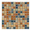 Interceramic Intertech Color Line Mix Mosaic 2 X 2 Dark Tobacco/dark Blue Tile & Stone