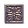 Interceramic Metal Impressions Roman Flowers 2 X 2 Deco A Roman Flowers Deco A Tile & Stone