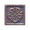 Interceramic Metal Impressions Roman Flowers 2 X 2 Deco B Roman Flowers Deco B Tile & Adamant