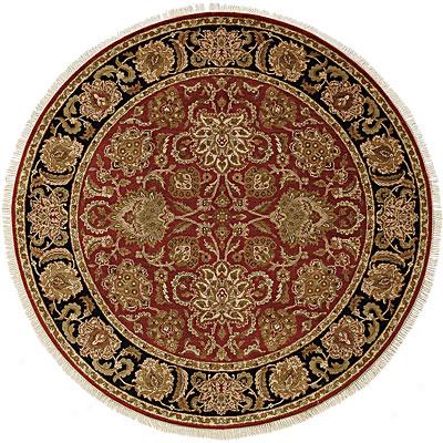 Jaipur Rugs Inc. Atlantis 10 Round Shiba Red/ebony Are aRugs