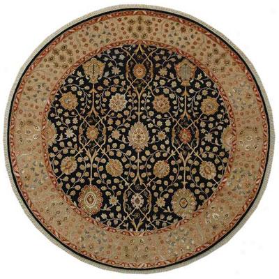 Jaipur Rugs Inc. Aurora 8 Round Isabel Ebony/light Sanf Area Rugs