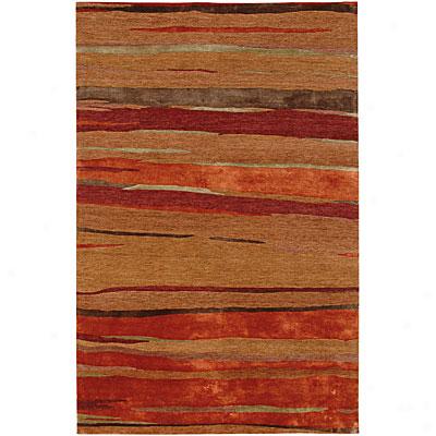 Jaipur Rugs Inc. J2 4 X 6 Nuptse Deep Rust/deep Rust Area Rugs