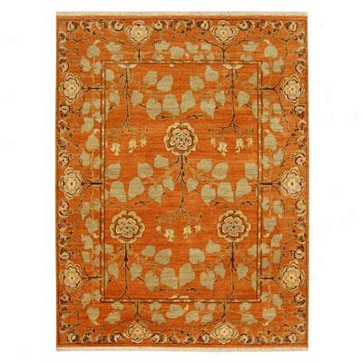 Jaipur Rugs Inc. Opus 10 X 14 Tree Of Life Pumpkin Pumpkin Area Rugs