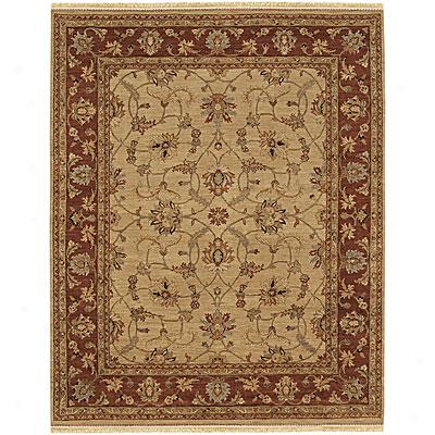 Jaipur Rugs Inc. Opus 4 X 6 Opera Soft Gold/burnt Red Superficial contents Rugs