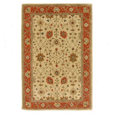 Jaipur Rugs Inc. Poeme 4 X 6 Bordeaux Soft Gold/ted Orange Area Rugs