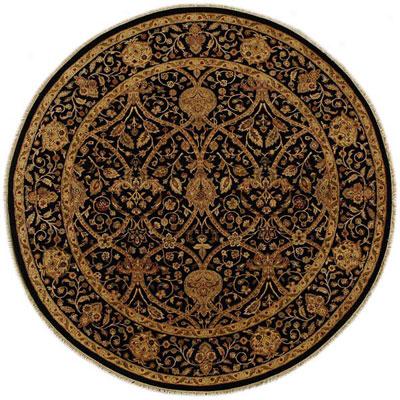 Jaipur Rugs Inc. Presidential 8 Round Salem Ebony/ebony Area Rugs