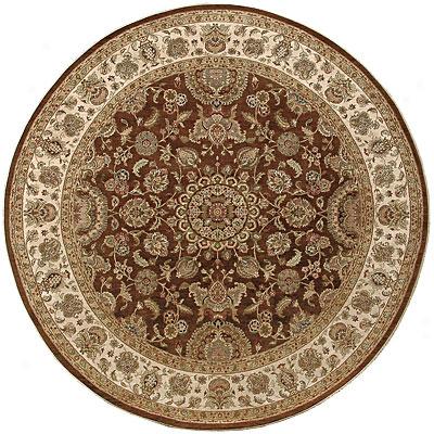 Jaipur Rugs Inc. Presidential 6 Round Salzburg Cocoa Beown/dark Ivory Area Rugs