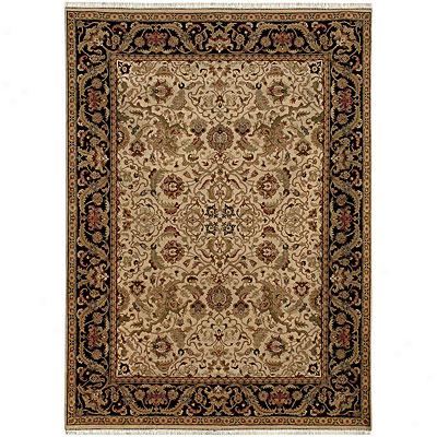 Jaipur Rugs Inc. Royale 9 X 12 Victoria Dark Ivory/ebony Area Rugs