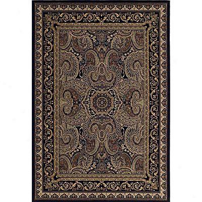 Kaleen Comfort 8 Round Broughton Black Area Rugs