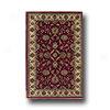 Kaleen Mystical Garden 4 X 5 Secret Garden Burgundy Area Rugs