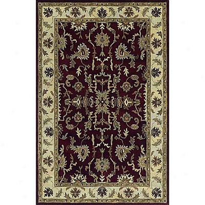 Kaleen Picks 3 X 5 Dyches Burgundy Area Rugs