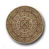 Kaleen Tara 8 Round Piet Ivory Area Rugs