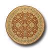 Kaleen Taxila 8 Round Andaman Tangerine Orange Area Rugs