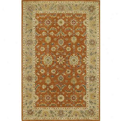 Kaleen Taxila 8 X 10 Andaman Tangerine Orange Area Rugs