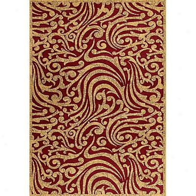 Kaleen Viceroy 8 X 10 Daltry Red Area Rugs