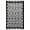 Kane Carpet After Hours 2 X 3 Panel Black On White Area Rugs