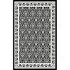 Kane Carpet After Hours 8 X 10 Panel White On Black Area Rugs