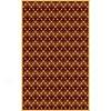 Kane Carpet Central Park 4 X 6 Trellis Red Area Rugs