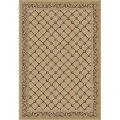 Kane Carpet Elegance 9 X 13 Traditional Trellis 24 Carat Area Rugs