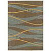 Kane Carpet Legacy 4 X 6 Waves Grey Area Rugs