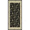 Kane Carpet Majestic 2 X 3 Floral Black Area Rugs