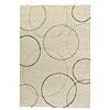 Kane Carpet Supreme Shag 8 X 10 Circles Neutafl Area Rugs