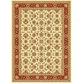 Kas Orlental Rugs. Inc. Alexandria 3 X 5 Alexandria Ivory/red All-oved Kashan Area Rugs