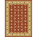 Kas Oriental Rugs. Inc. Alexandria 7 X 10 Alexandria Red/ivory All-over Kashan Area Rugs