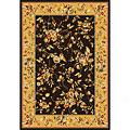 Kas Oriental Rugs. Inc. Alexandria 7 X 10 Alexandria Black/gold Rose Garden Area Rugs