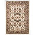 Kas Oriental Rugs. Inc. Cambridge Round 7 Ft Cambridge Ivoryg/reen Floral Agra Area Rugs