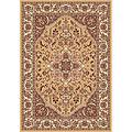 Kas Oriental Rugs. Inc. Cambridge 7 X 10 Cambridge Beige/ivory Kashan Medallion Area Rugs