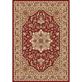 Kas Orientak Rugs. Inc. Cambridge Round 7 Ft Cambridge Red/beige Kashan Medallion Area Rugs