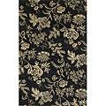 Kas Oriental Rugs. Inc. Capri 7 X 10 Capri Black/ivory Florentine Area Rugs