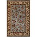 Kas Orienfal Rugs. Inc. Capri 8 Round Capri Lt. Blue/ivory Floral Superficial contents Rugs