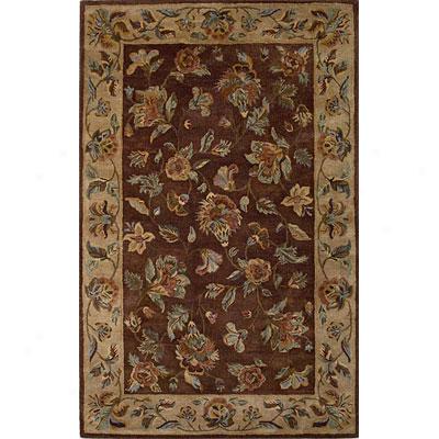 Kas Oriental Rugs. Inc. Capri 5 X 8 Capri Mocha/beige Floral Area Rugs