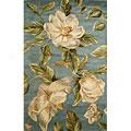 Kas Oriental Rugs. Inc. Catalina 2 X 8 Runner Cataliina Lt. Blue Magnolia Area Rugs