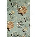 Kas Oriental Rugs. Inc. Catalina 2 X 8 Runner Catalina Blue/beige Paradise Area Rugs