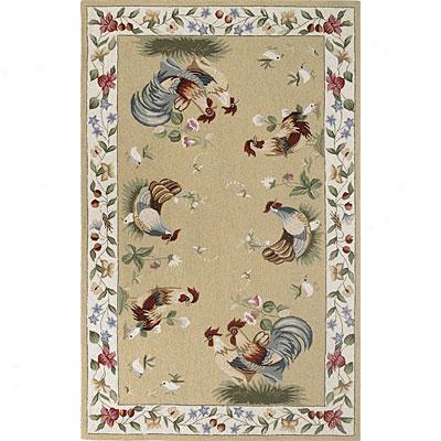 Kas Oriental Rugs. Inc. Colonial 8 X 10 Oval Colonial Cream/ivory Colonial Kitchen Yard Rugs