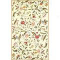 Kas Oriental Rugs. Inc. Colonial 8 X 10 Oval Colonial Iv0ry Springtime View Area Rugs