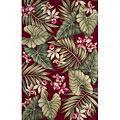 Kas Oriental Rugs. Inc. Colonial 4 X 5 Colonial Red Orchid Flora Area Rugs