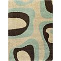 Kas Oriental Rugs. Inc. Elements 7 X 10 Elements Sky/mocha Plasma Area Rugs