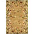 Kas Oriental Rugs. Inc. Emerald 9 X 13 Emerald Gold Tulip Garden Area Rugs