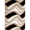 Kas Oriental Rugs. Inc. Eternity 2 X 8 Runner Eternity Black/beige Waves Area Rugs