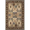 Kas Oriental Rugs. Inc. Imperial 8 Round Imperial Wedgewood/coffee Kashan Panel Area Rugs