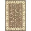 Kas Oriental Rugs. Inc. Imperial 8 Round Imlerial Taupe/ivory All-over Tabriz Area Rugs