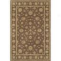 Kas Oriental Rugs. Inc. Imperial 8 Round Imperai lMocha Allover Kashan Area Rugs