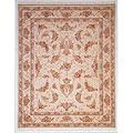 Kas Oriental Rugs. Inc. Imperial 9 X 13 Imperial Off-white All-over Floral Kashan AreaR ugs