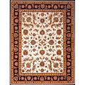 Kas Oriental Rugs. Inc. Imperial 8 X 11 Imperial Ivory/red Kashan Area Rugs